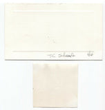 T.C. Schneirla Signed Card Plus Photo Autographed Signature Animal Psychologist