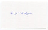 Rugger Ardizoia Signed 3x5 Index Card Autographed Signature New York Yankees 