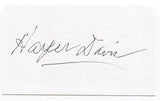 Harper Davis Signed 3x5 Index Card Autographed NFL Football Green Bay Packers