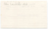 Johnny Lucadello Signed 3x5 Index Card Autographed MLB Baseball New York Yankees