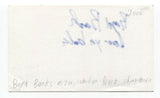 Boyd Banks Signed 3x5 Index Card Autographed Signature Actor Comedian