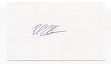 Paul Zuvella Signed 3x5 Index Card Autographed Baseball MLB 1982 Atlanta Braves