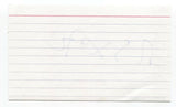 Ron Sexsmith Signed 3x5 Index Card Autographed Signature Singer Songwriter