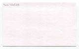 Dick Schofield Signed Cut Index Card Autographed Baseball MLB California Angels
