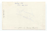 Thelma Lee Signed 4x6 Index Card Autographed Signature Star Trek TNG