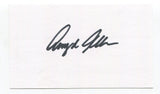 Lloyd Allen Signed 3x5 Index Card Autographed MLB Baseball California Angels