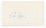 Al Rosen Signed 3x5 Index Card Baseball Autographed Signature Johnny