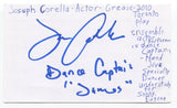 Joseph Corella Signed 3x5 Index Card Autographed Actor Hart of Dixie Dance Moms
