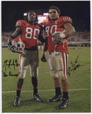 Mario Raley and Ray Gant Signed 8x10 Photo Autographed Signature Football