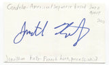 Jonathan Katz Signed 3x5 Index Card Autographed Signature Musician Candela Band