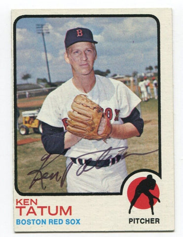 1973 Topps Ken Tatum Signed Baseball Card Autographed AUTO #463