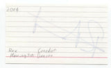 Rex Harrington Signed 3x5 Index Card Autographed Signature Dancer