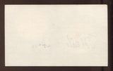Monte Irvin Signed 3x5 Index Card Vintage Autographed Baseball Signature