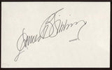 James Sikking Signed Index Card Signature Vintage Autographed AUTO 
