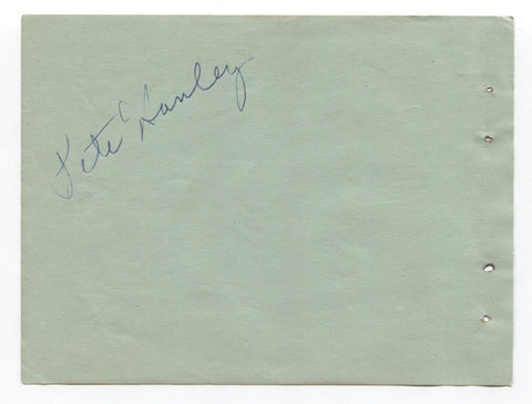 Peter Stanley Signed Album Page Autographed 1949 Musician Singer