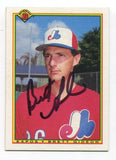 1989 Bowman Brett Gideon Signed Card Baseball MLB Autographed AUTO #105