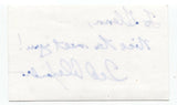 Ted Alexandro Signed 3x5 Index Card Autographed Comedian David Letterman Show