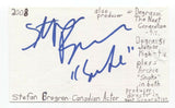 Stefan Brogren Signed 3x5 Index Card Autographed Signature Actor Degrassi