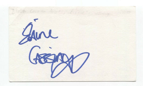 Elaine Cassidy Signed 3x5 Index Card Autographed Signature Felicia's Journey