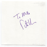 Peter Hain Signed Page Autographed Signature "To Mike" M.P. Politician