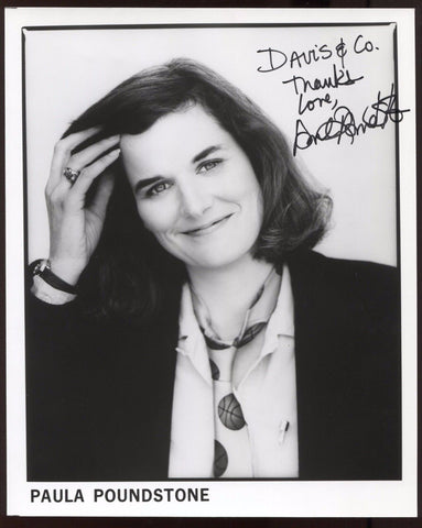 Paula Poundstone Signed 8x10 Photo Autographed Vintage AUTO 