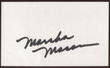 Marsha Mason Signed Index Card Signature Vintage Autographed AUTO 