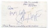 Steve Higgins Signed 3x5 Index Card Autographed Signature Actor Announcer