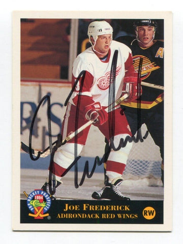 1994 Classic Prospects Joe Frederick Signed Card Hockey NHL Autograph AUTO #131