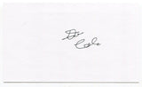 Donald "Don" Colo Signed 3x5 Index Card Autographed Baltimore Colts Pro Bowl NFL