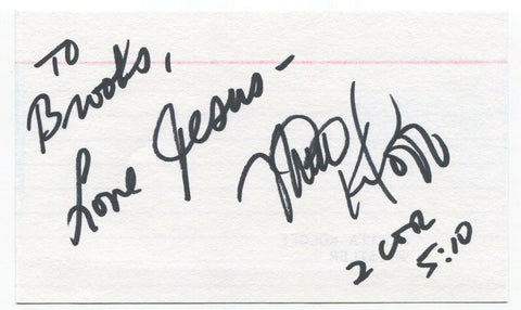 Nikita Koloff Signed 3x5 Index Card Autographed Signature Wrestler WWF WCW