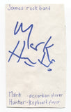 James - Mark Hunter Signed 3x5 Index Card Autographed Signature Band