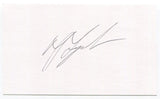 Allen Lynch Signed 3x5 Index Card Autographed US Army Vietnam Medal of Honor MOH