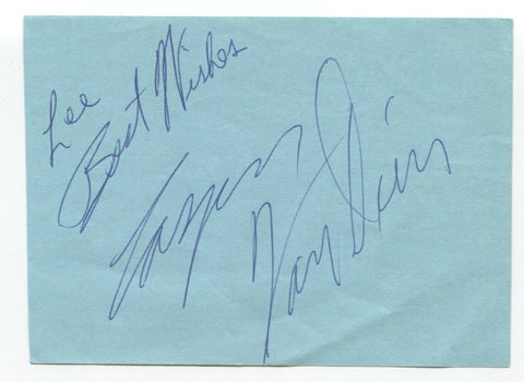 Casper Van Dien Signed Album Page Vintage Autographed Starship Troopers