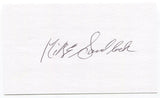 Mike Sandlock Signed 3x5 Index Card Autographed MLB Baseball Brooklyn Dodgers