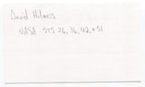 David Hilmers Signed 3x5 Index Card Autographed Space NASA Astronaut STS 26,51