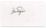 Joey Amalfitano Signed 3x5 Index Card Autographed Baseball MLB New York Giants