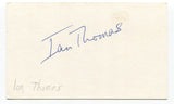 Ian Thomas Signed 3x5 Index Card Autographed Canadian Singer