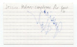Jessica Holmes Signed Index 3x5 Card Autographed Signature Actress Comedian