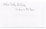 Bucky McElroy Signed 3x5 Index Card Autographed Football Southern Miss Chicago