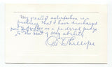 Orie Leon Phillips Signed Card Autographed Signature Judge