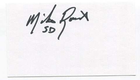 Mike Rounds Signed 3x5 Index Card Autographed Governor of South Dakota