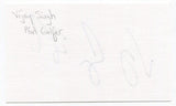 Vijay Singh Signed 3x5 Index Card Autographed PGA Golf Golfer 2000 Master Winner