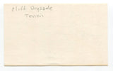 Cliff Drysdale Signed Index Card Autographed Tennis 1972 US Open Win