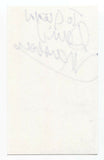 Staggered Crossing - David E.G. Marshall Signed 3x5 Index Card Autographed Band