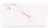 Fuzzy Zoeller Signed 3x5 Index Card Autographed Golf PGA Bob Jones Award