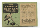 1970-71 O-Pee-Chee OPC Gary Dornhoefer Signed Hockey Card Autographed AUTO #85