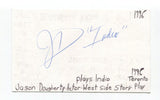 Jason Dougherty Signed 3x5 Index Card Autographed Actor West Side Story