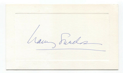 Harvey Swados Signed Card Autographed Signature Author Writer Critic