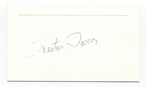 Héctor Torres Signed Card Autograph MLB Baseball Roger Harris Collection