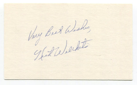 Nick Willhite Signed 3x5 Index Card Autograph Baseball MLB Los Angeles Dodgers